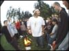 CHAD MUSKA BBQ for the kids at WHITEROCK, BC Canada – 2000