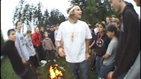 CHAD MUSKA BBQ for the kids at WHITEROCK, BC Canada – 2000
