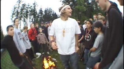 CHAD MUSKA BBQ for the kids at WHITEROCK, BC Canada – 2000